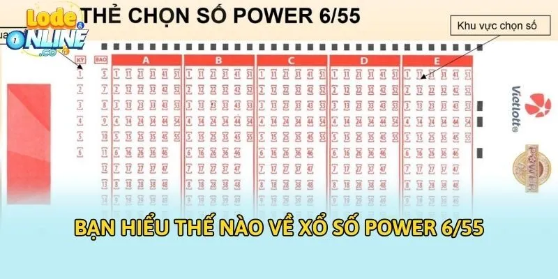 Bạn hiểu thế nào về xổ số Power 6/55