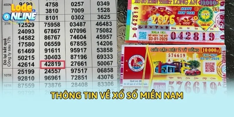 Thông tin về xổ số miền Nam